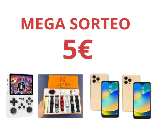 ¡Sorteo Épico de Tecnología: Gana Móviles, Smartwatch y Consola Retro!